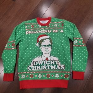 Tipsy Elves The Office TV Series Dwight Christmas Sweater sz Small Ugly